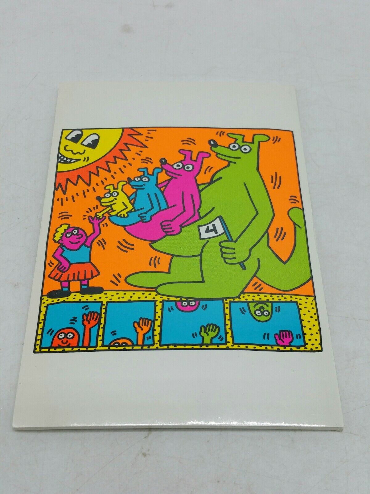 Postcard Keith Haring 1994 Estate Artpost Art PRINT SEALED SET a1c