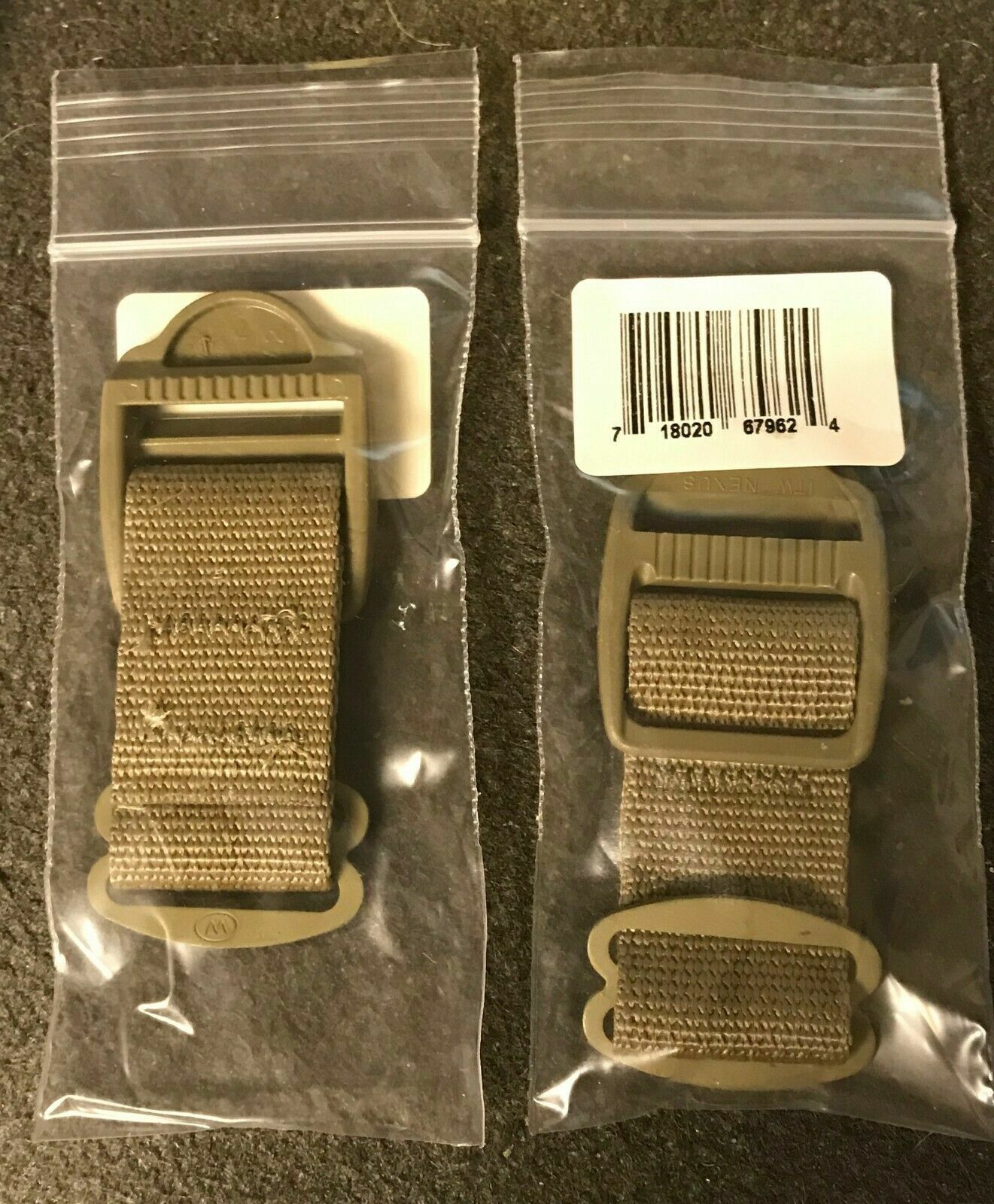 Lot of (4) New OCP Tan COYOTE Load Lifter Attachment Strap (4 pack) \