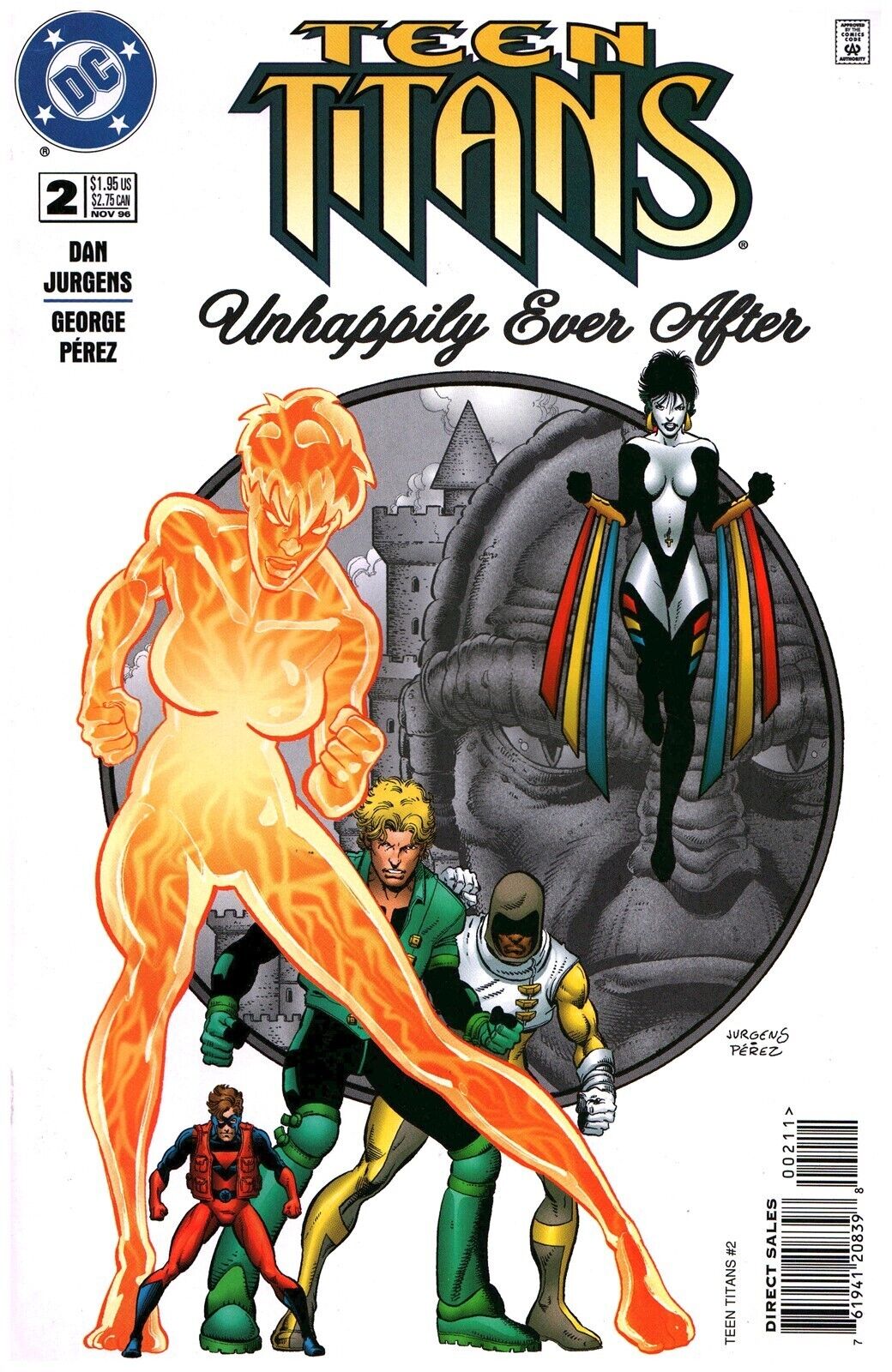 VTG DC Comics Teen Titans Comic Book Issue #2 (2nd Series, 1996) High Grade