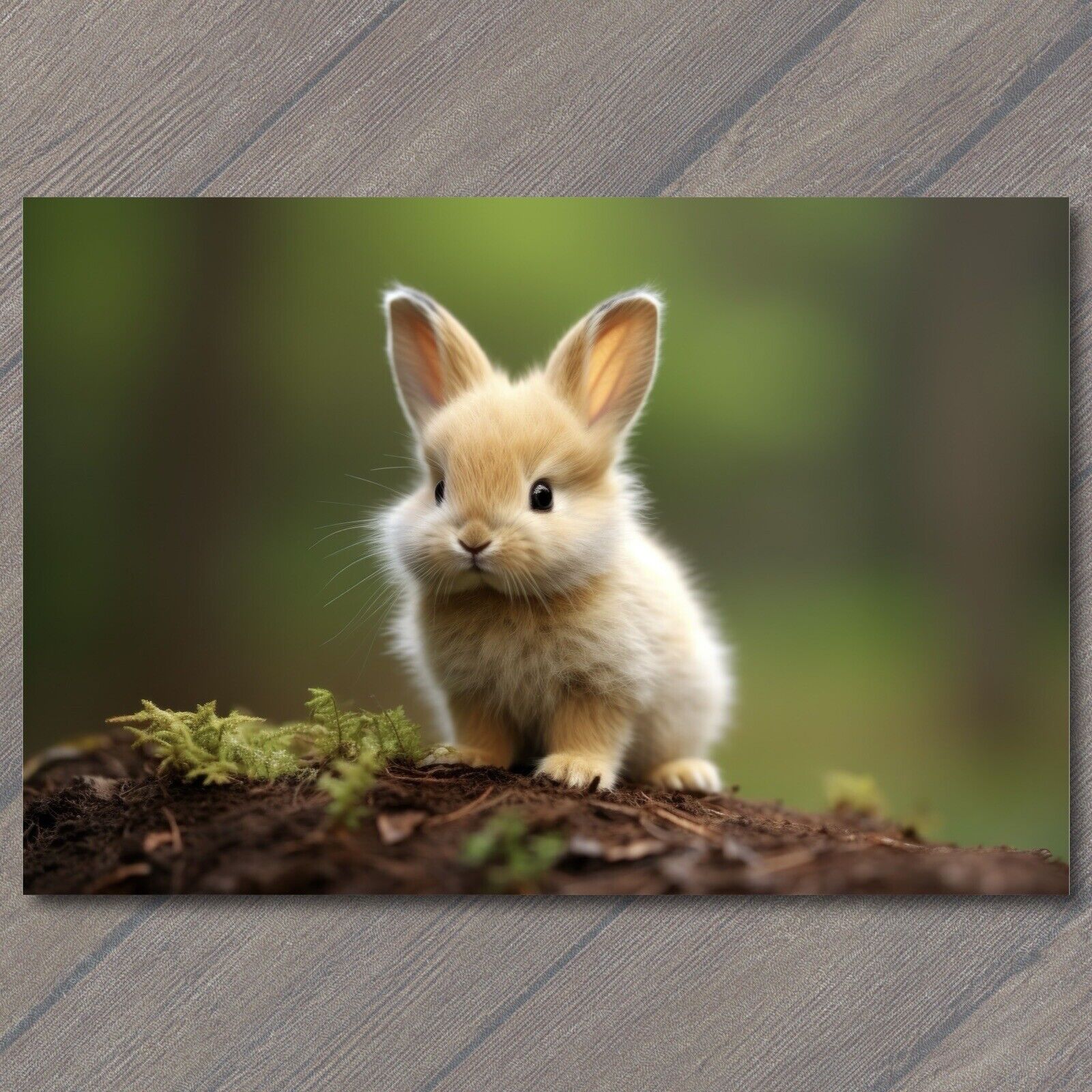 POSTCARD Sweet Baby Bunny Bliss - Adorable Joy in Every Hop