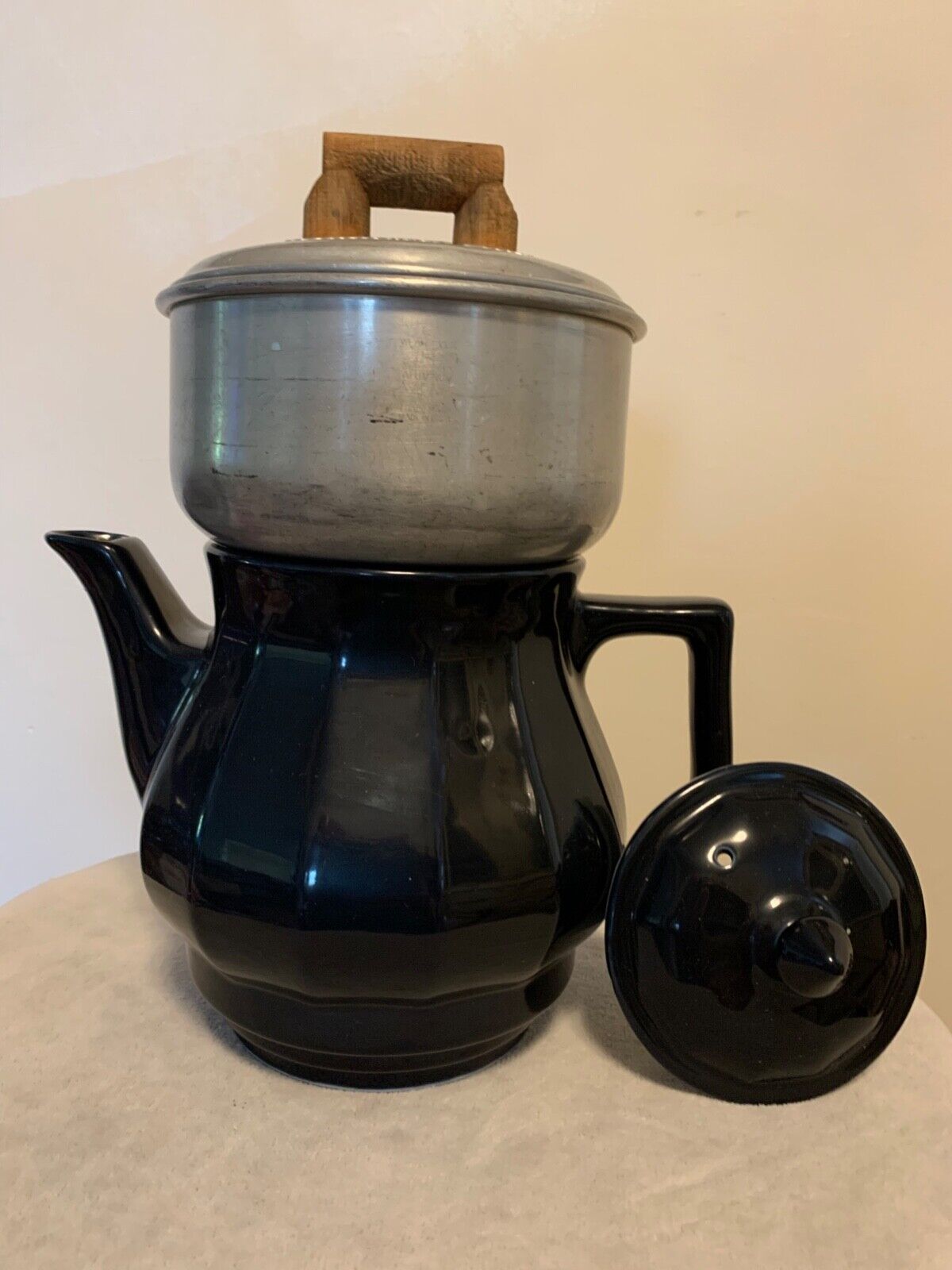 Ben-Hur Deluxe Coffee Pot With Filco Coffee Maker Drip & Filters 1930s Rare 