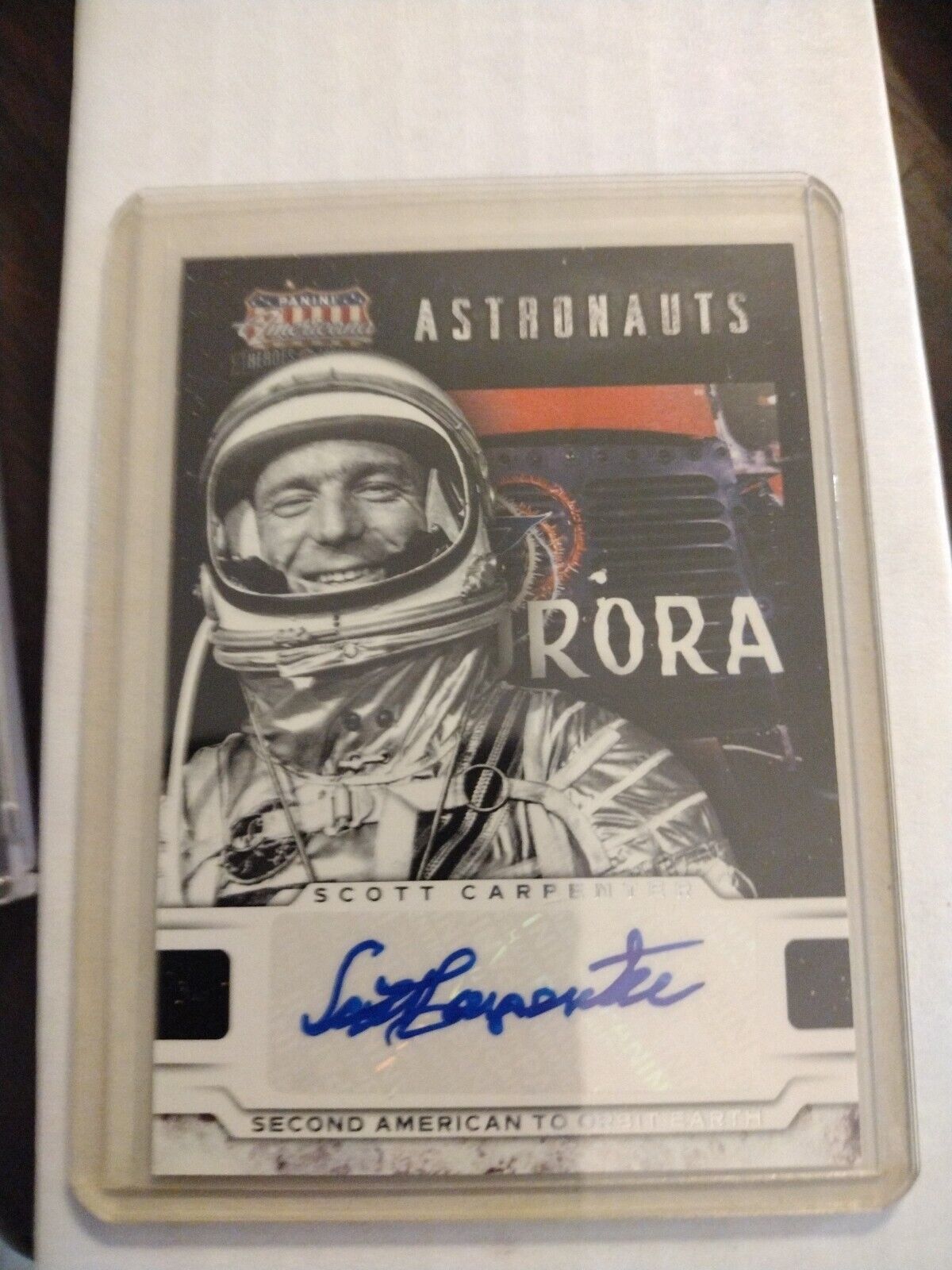 2012 Americana Heros and Legends Astronauts Autograph #18 Scott Carpenter 76/99