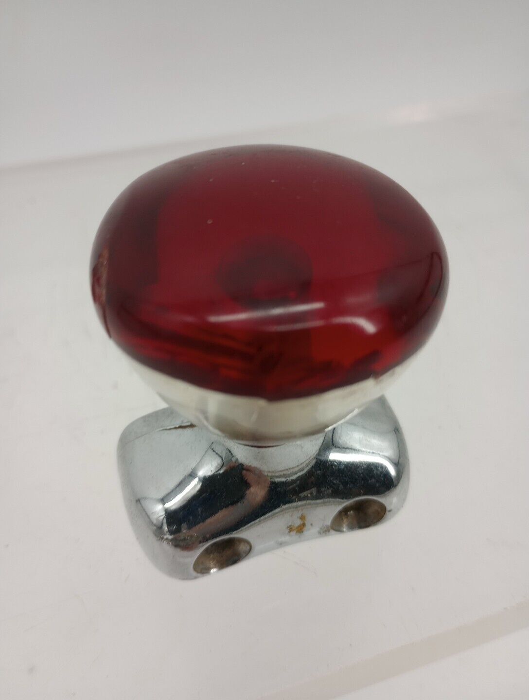 1950s Red Casco Steering Wheel Spinner Suicide Knob Chevy Ford Dodge Accessory