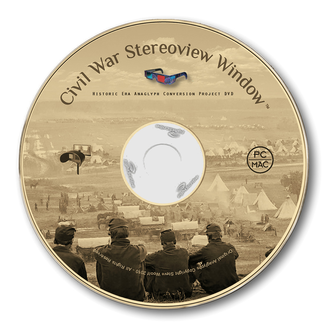 CIVIL WAR STEREOVIEW 3D ANAGLYPH CONVERSION DVD