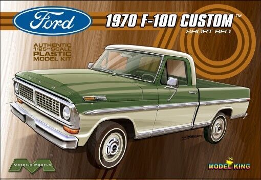 MOEBIUS 1970 FORD SHORTBED F-100 PICKUP Model Car Mountain MODEL KING In stock