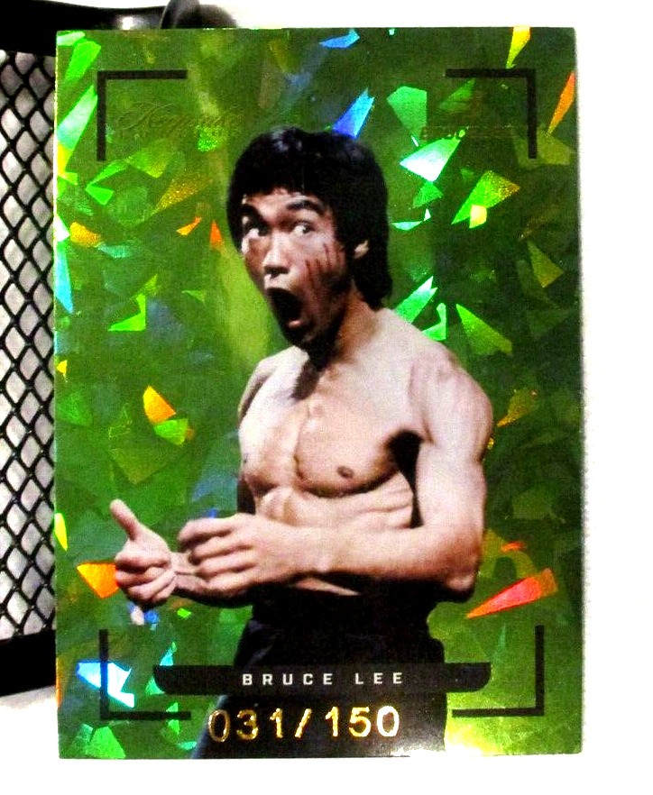 2024 Keepsake Bruce Lee 50th Anniver. Edition Green parallel Card #12- #031/150