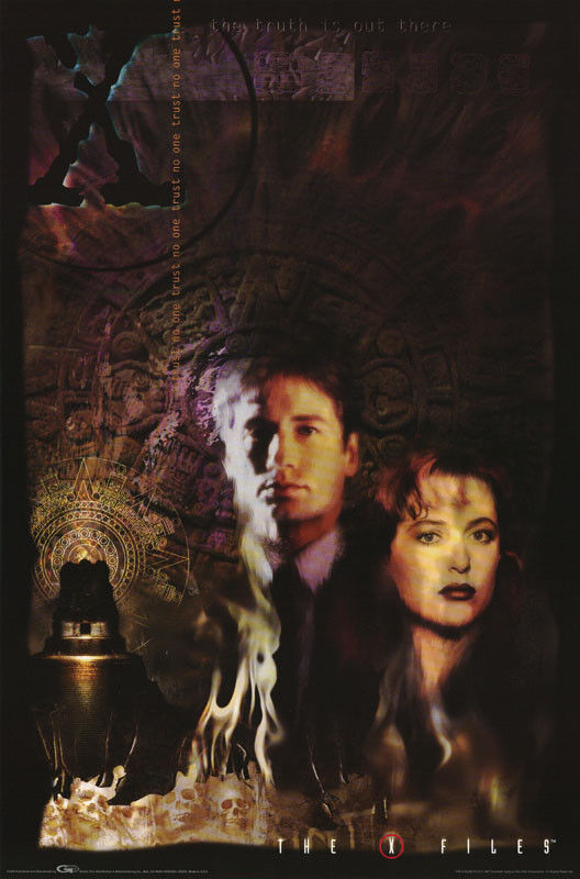 POSTER - TV : X-FILES - MULDER & SCULLY -     #3385   RW15 T