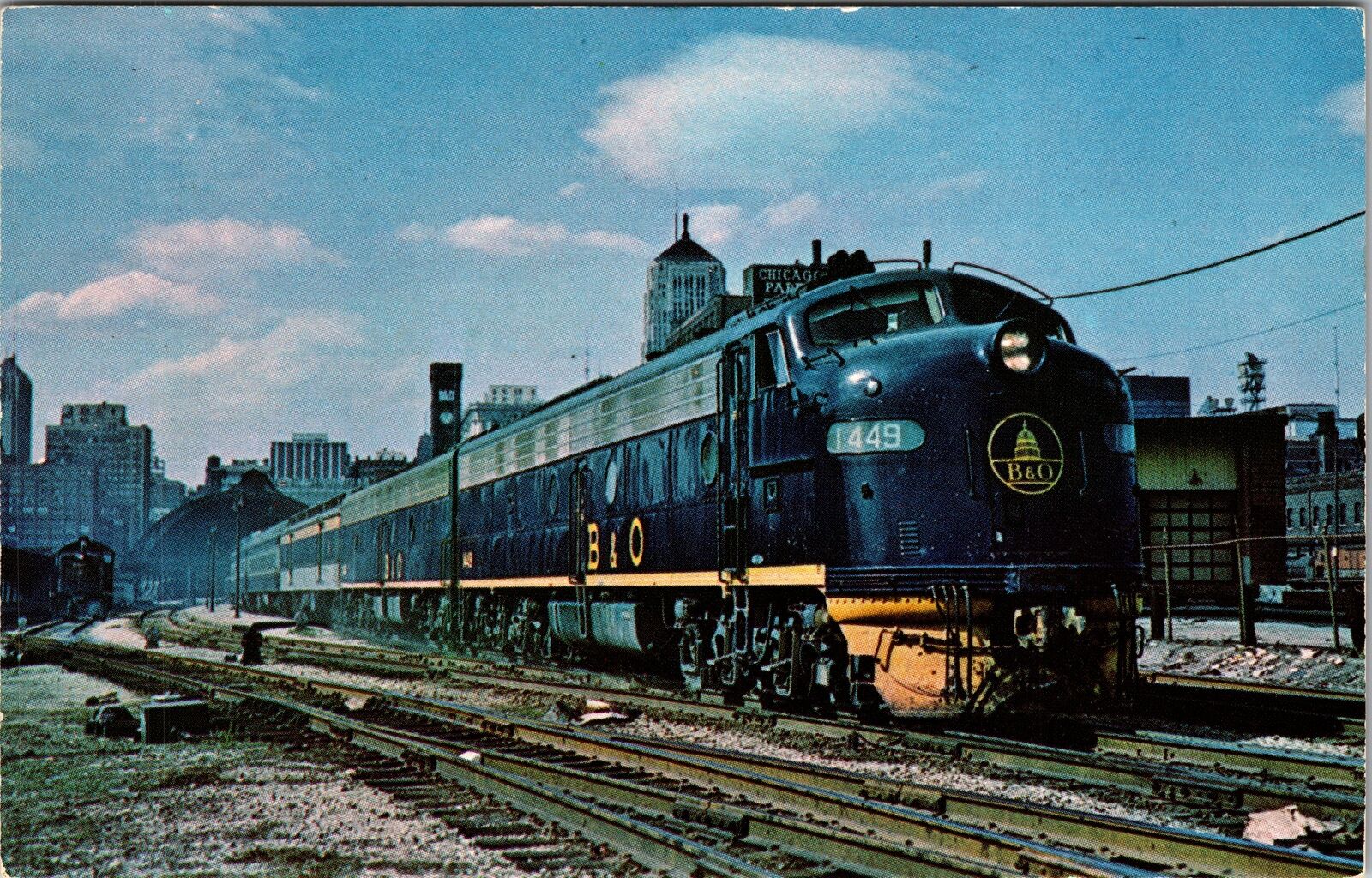 Capitol Limited, Train, Transportation, Vintage Postcard