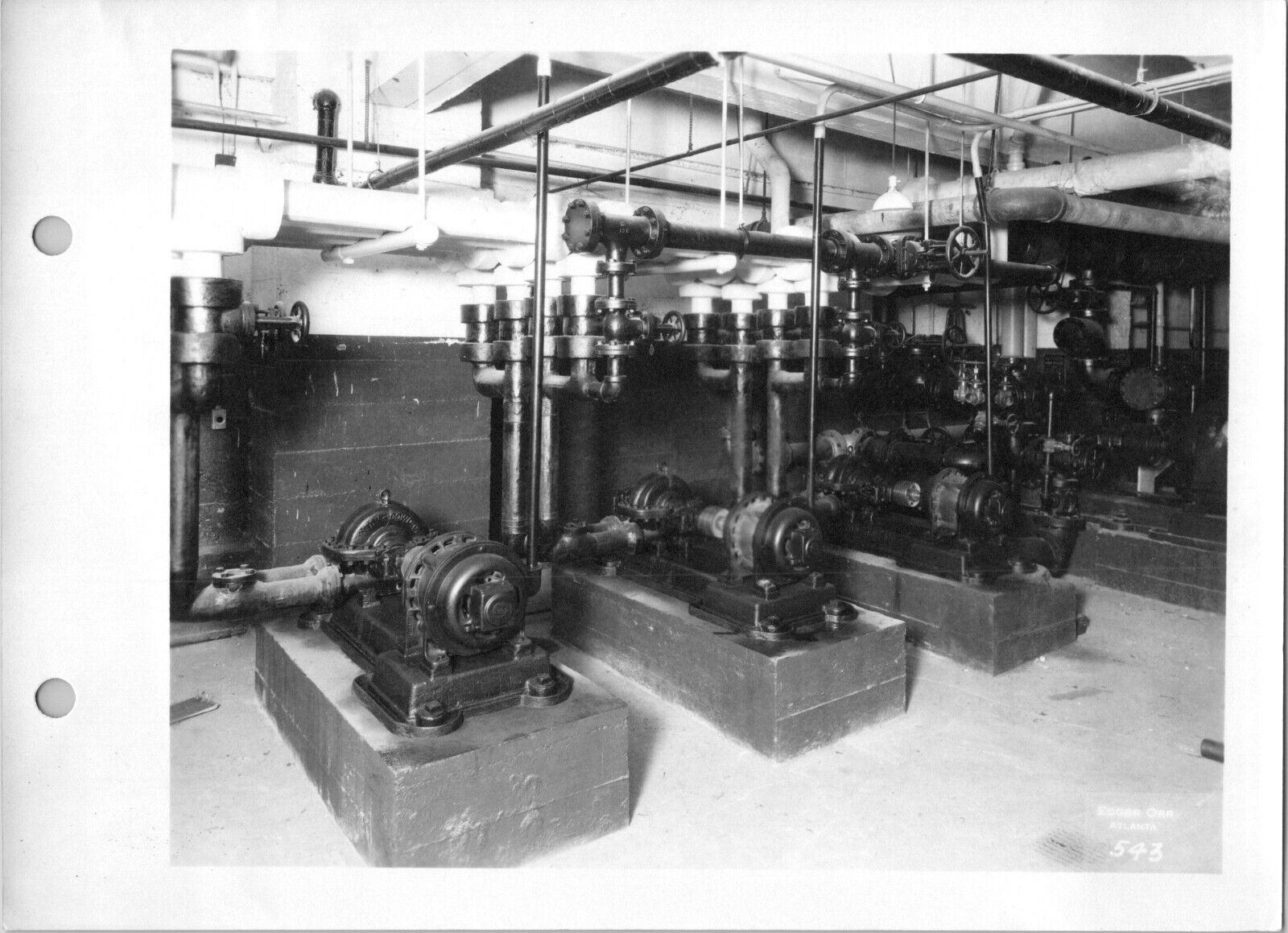 1940s Atlanta Georgia GA Macy Building Dayton-Dowd Pumps Motors 8x10 B&W Photo
