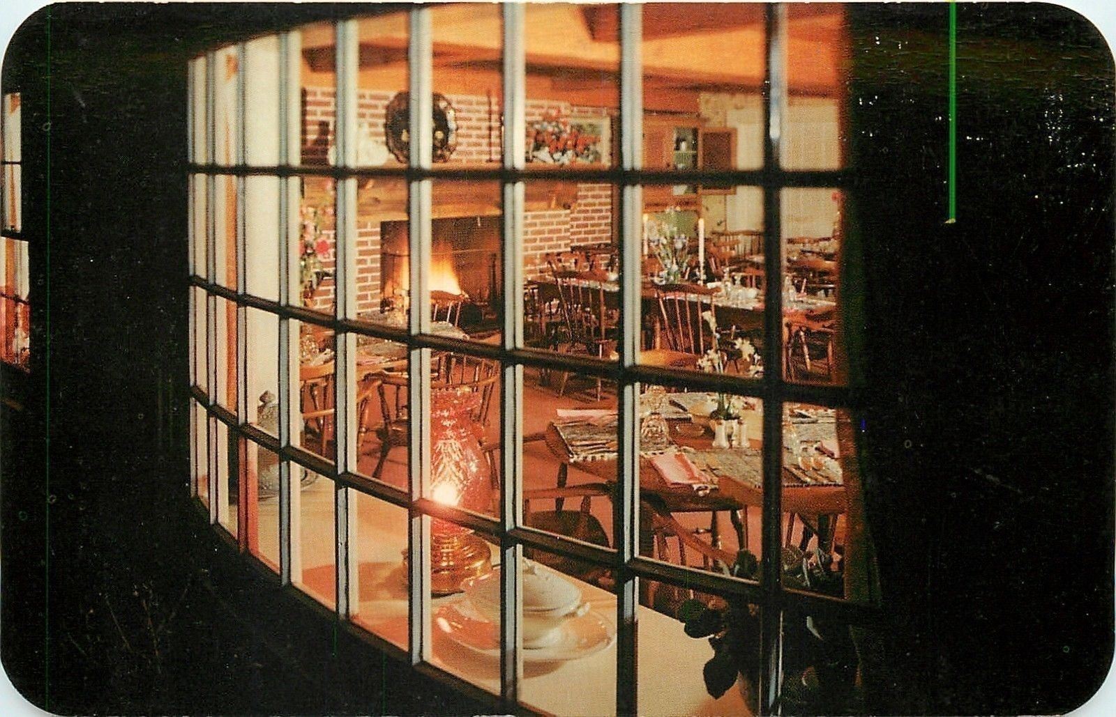 Fleetwood Pennsylvania~The Glockenspiel Restaurant~Thru Bay Window~1950s PC