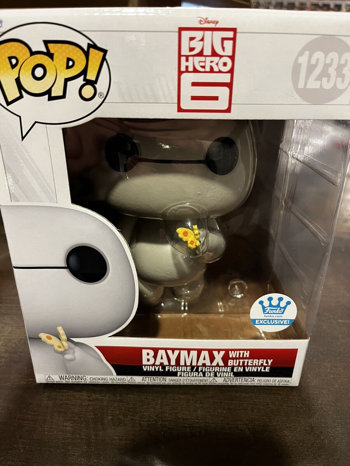 Funko POP Big Hero 6:  BAYMAX with BUTTERFLY #1233 Funko Shop Exclusive