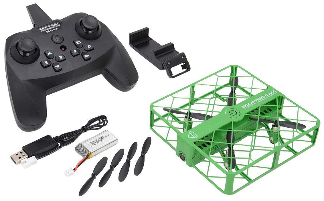 SQUARED CAM Green 2.4GHz 4ch Quadcopter GB051 [Japanese genuine product]