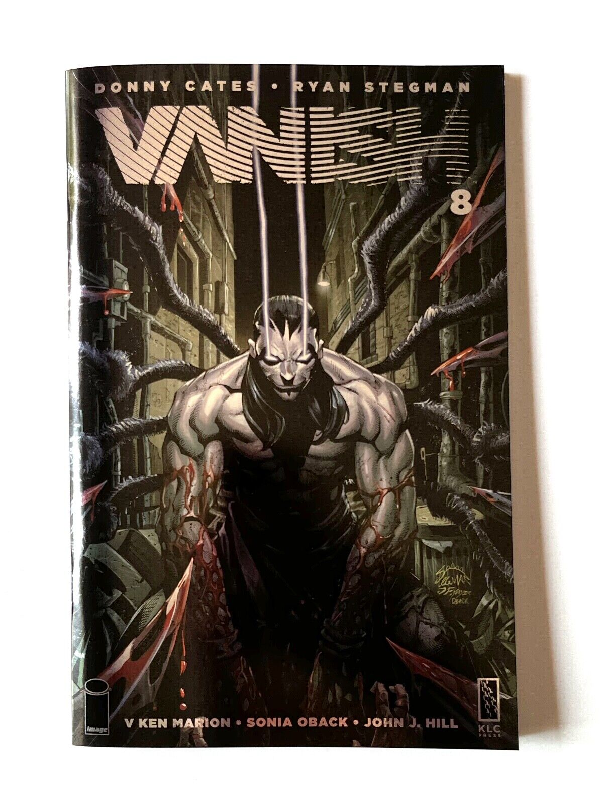 VANISH #8 Ryan Stegman FOIL Cover 1 per store variant Cates Venom NM RARE Image