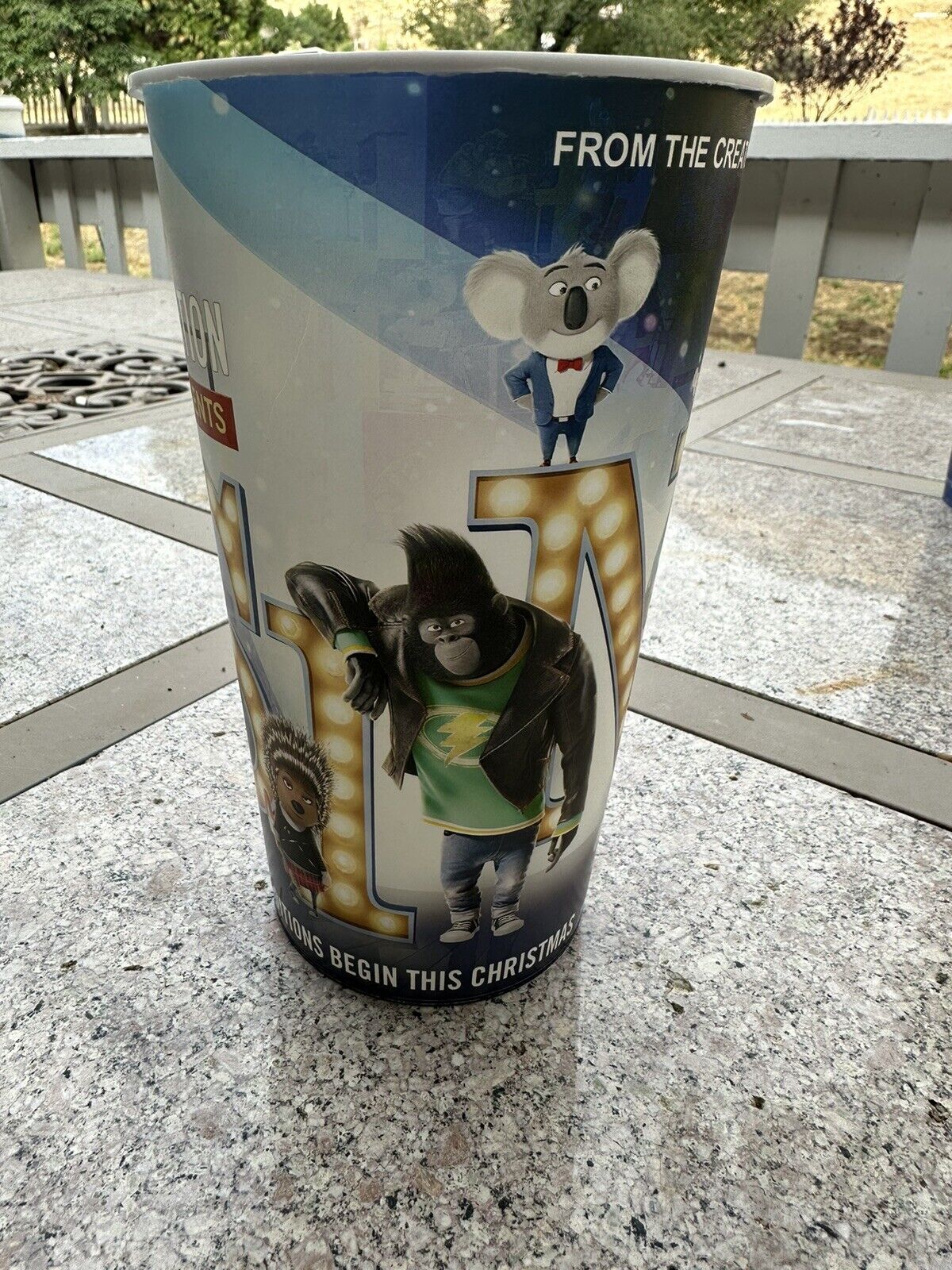 2016 Sing Movie Collectable Cup 44oz 7.5\