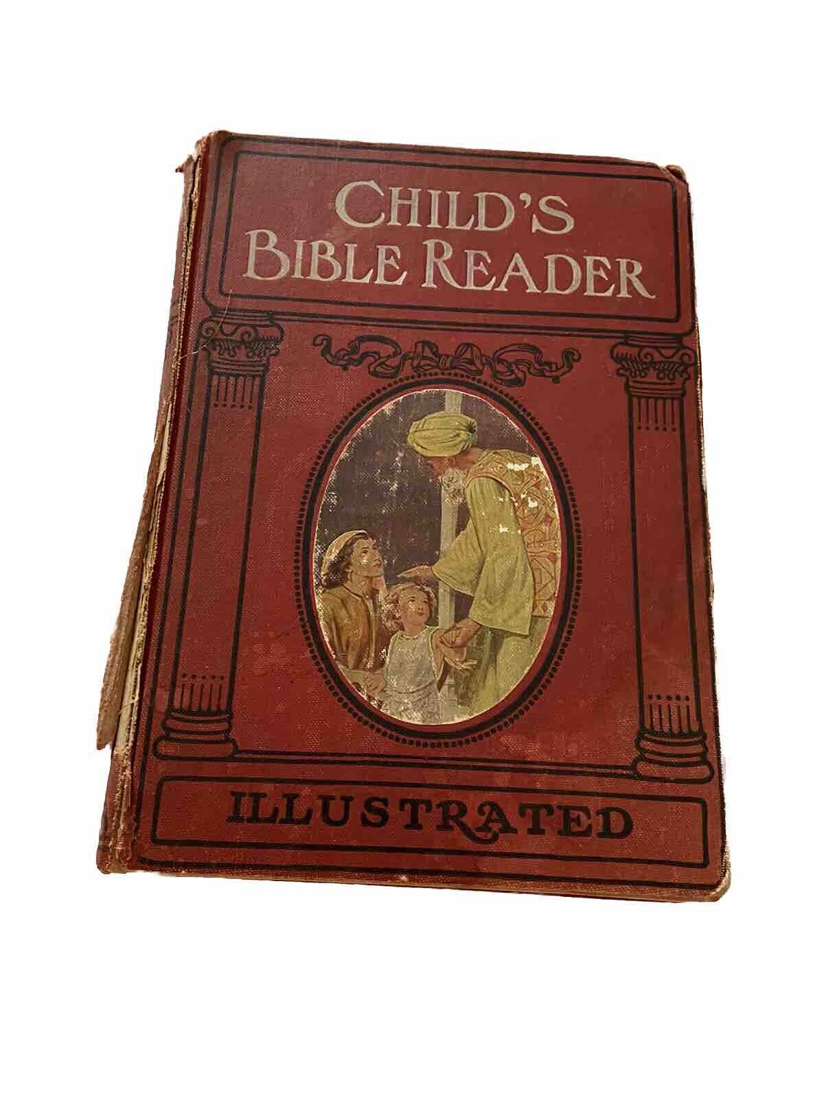 Antique Child\'s Bible Reader By Charlotte Yonge ILLUSTRATED Vintage Collectable