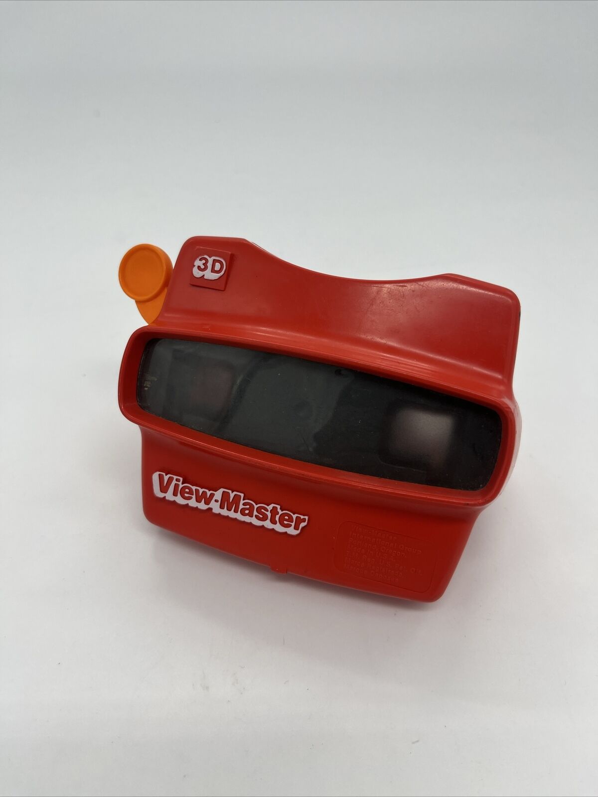 Vintage View Master 3D Viewer Red Classic Viewmaster Toy Slide Viewer USA 
