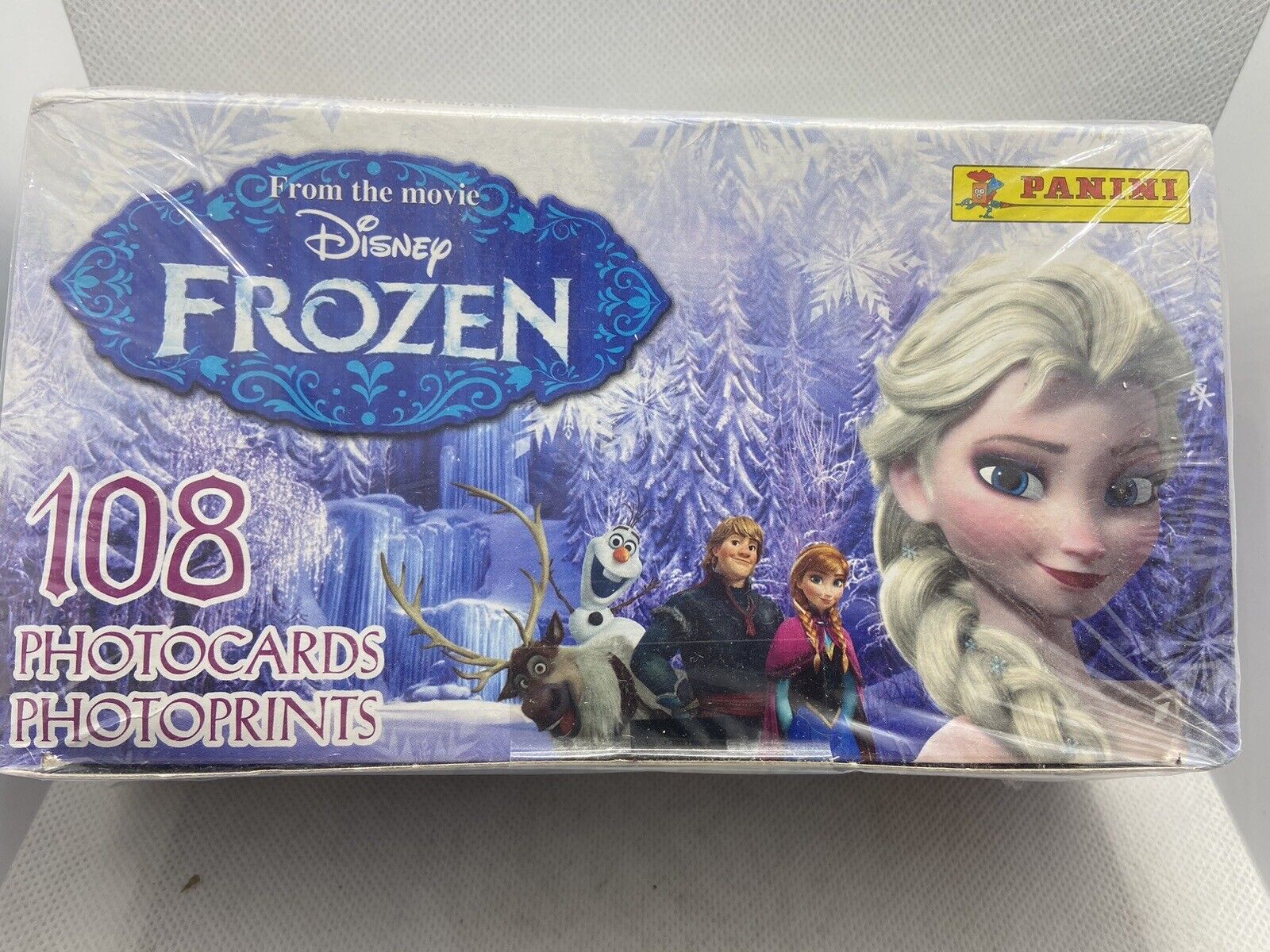 1 Frozen Panini Disney Sealed Box ( 24 Packs 108 Photocards ) Elsa Olaf