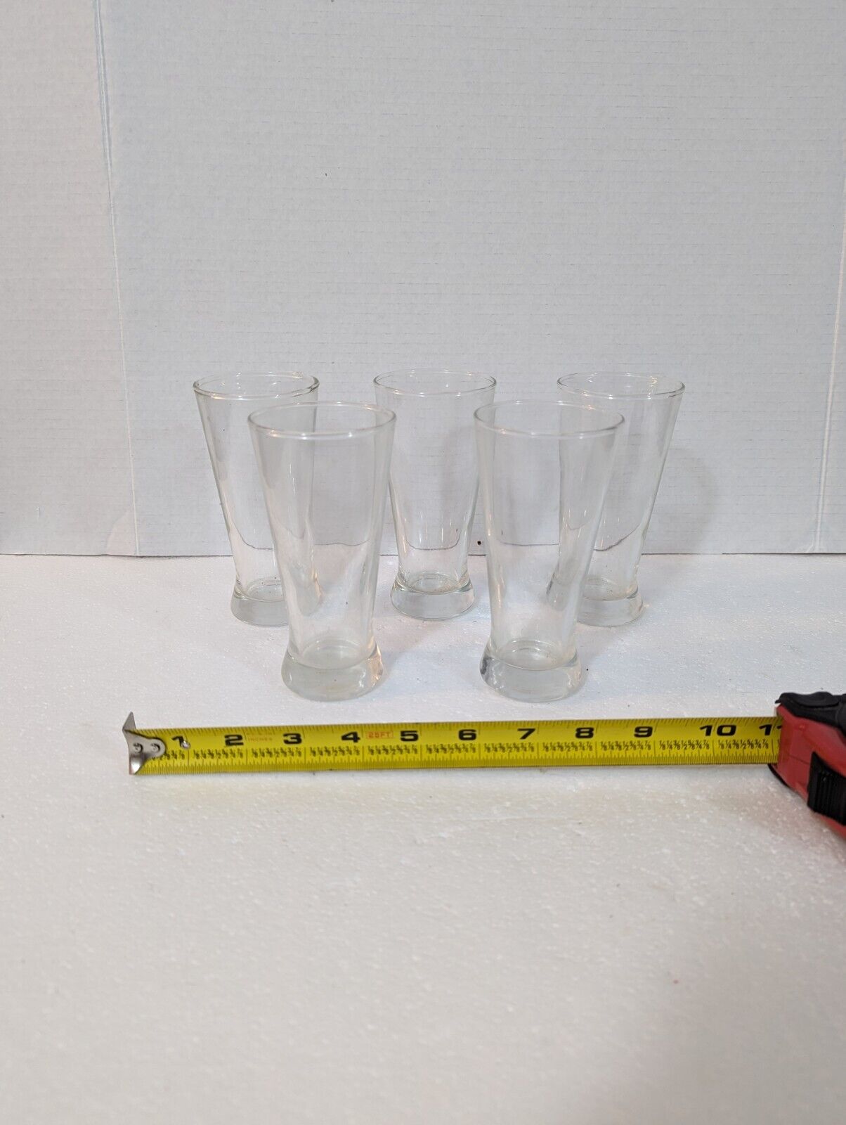 Set Of Five Small Beer Glasses