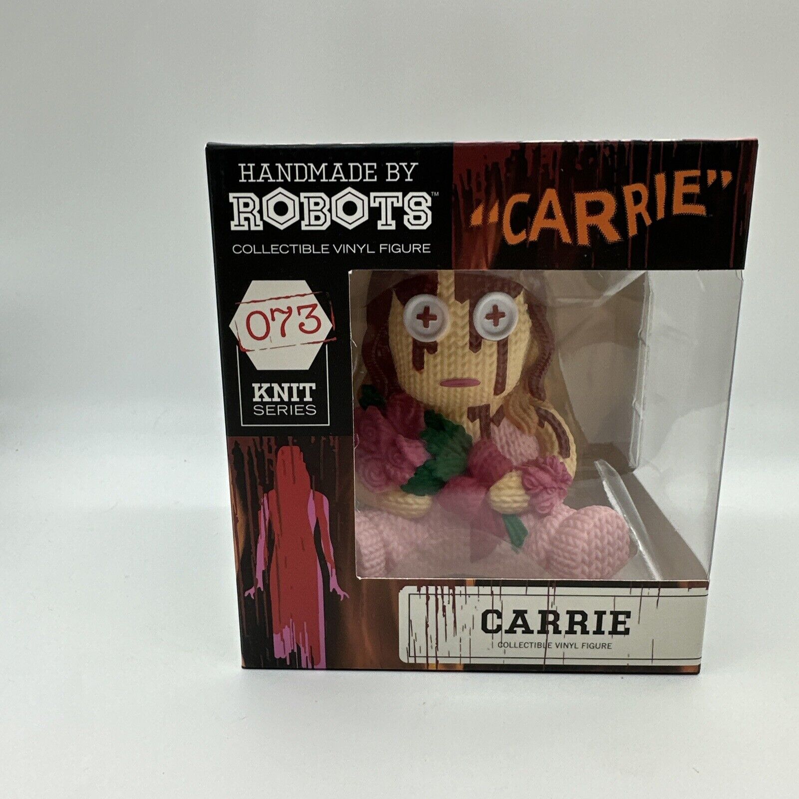 CARRIE 073 Knit Series Horror Vinyl Figure Handmade By Robots IN STOCK NEW