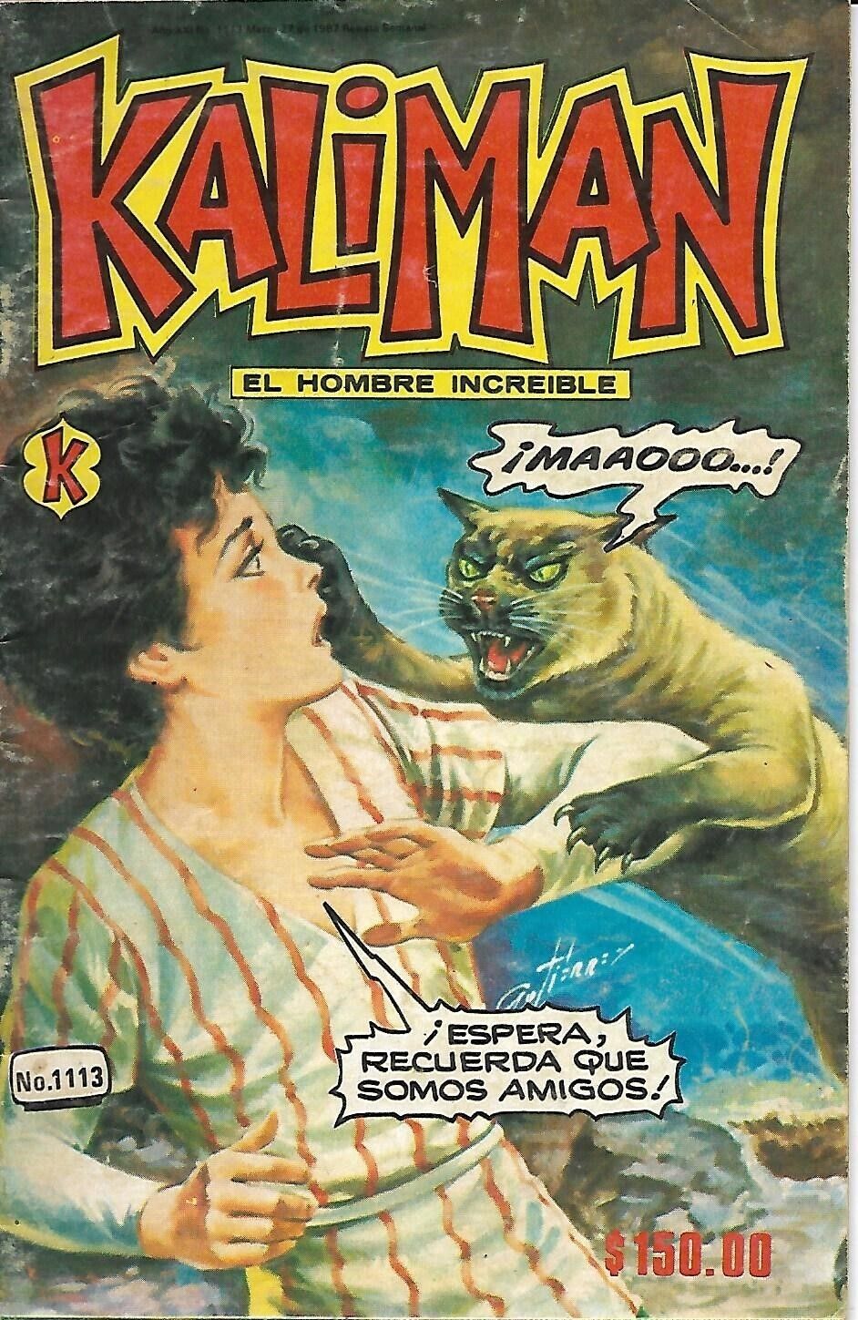 Kaliman El Hombre Increible #1113 - Marzo 27, 1987