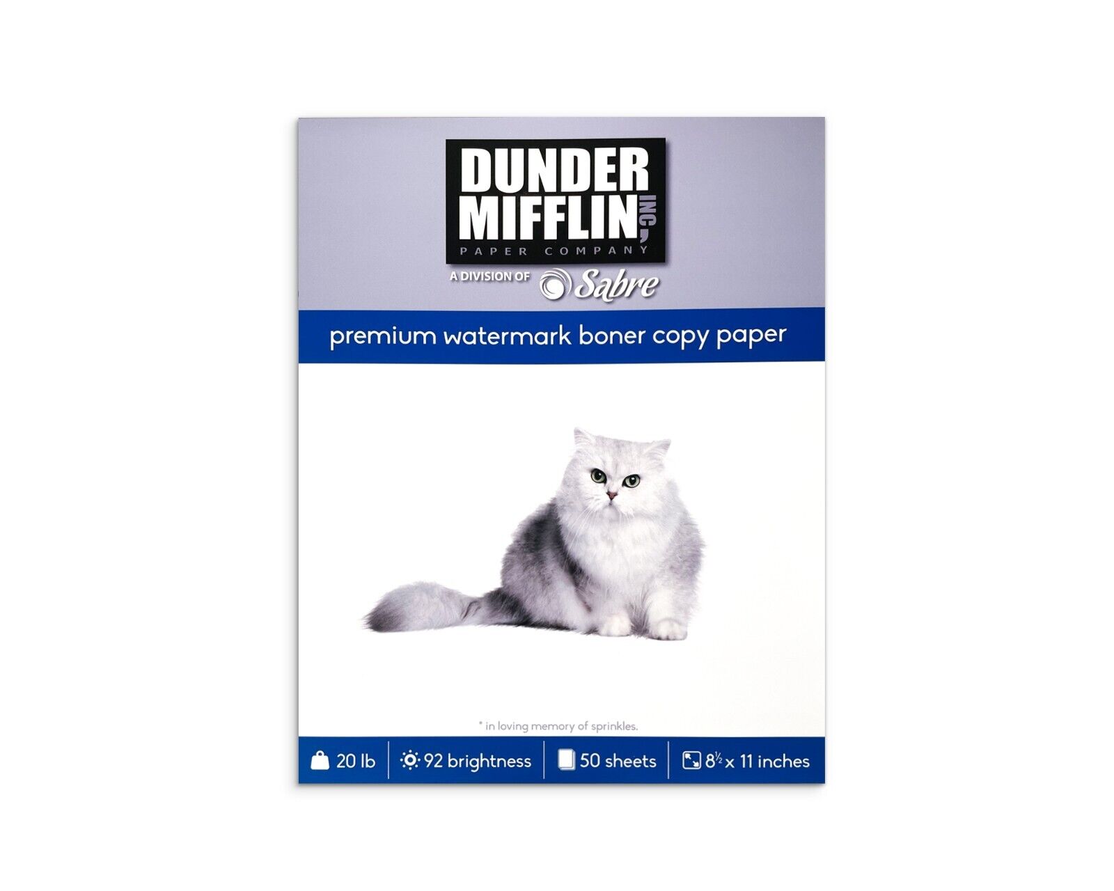 Watermark Boner Paper 50 Sheets The Office Dunder Mifflin Product Recall 