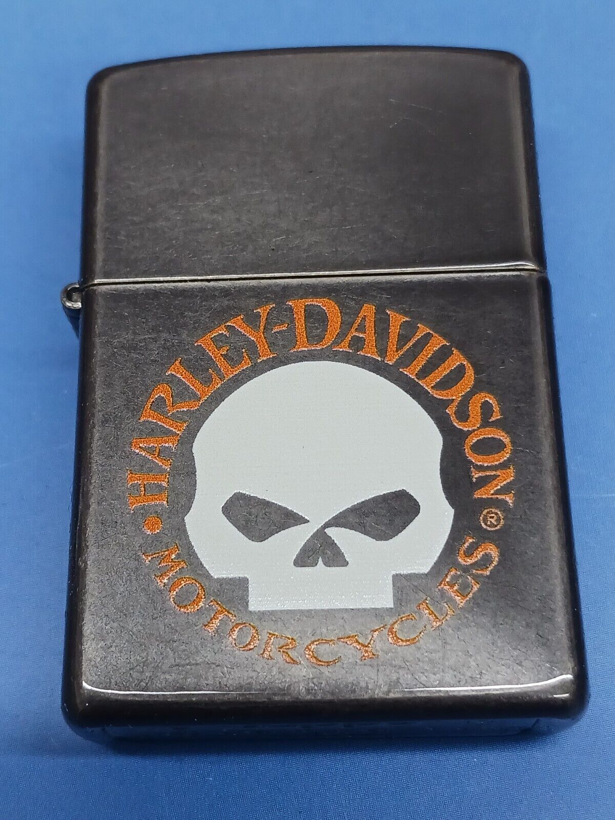 Zippo 28499 Harley Davidson Skull Gray Dusk