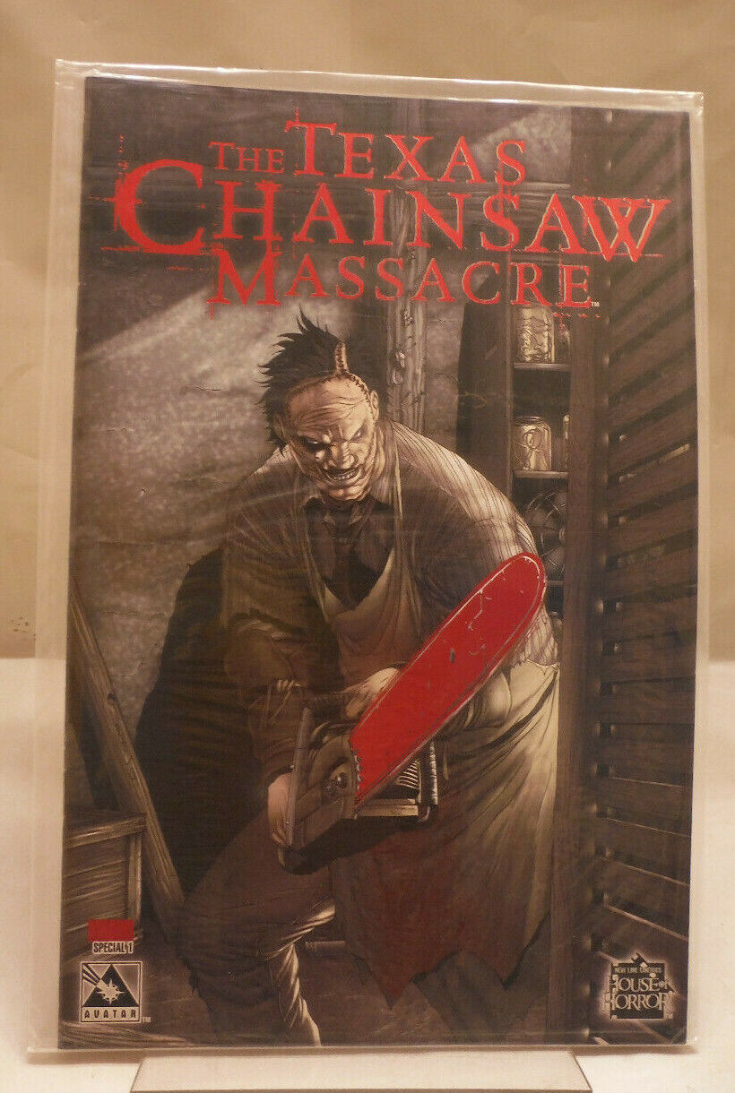 Texas Chainsaw Massacre Special #1 Blood Red Foil with COA 1500 Prints VF+/NM.