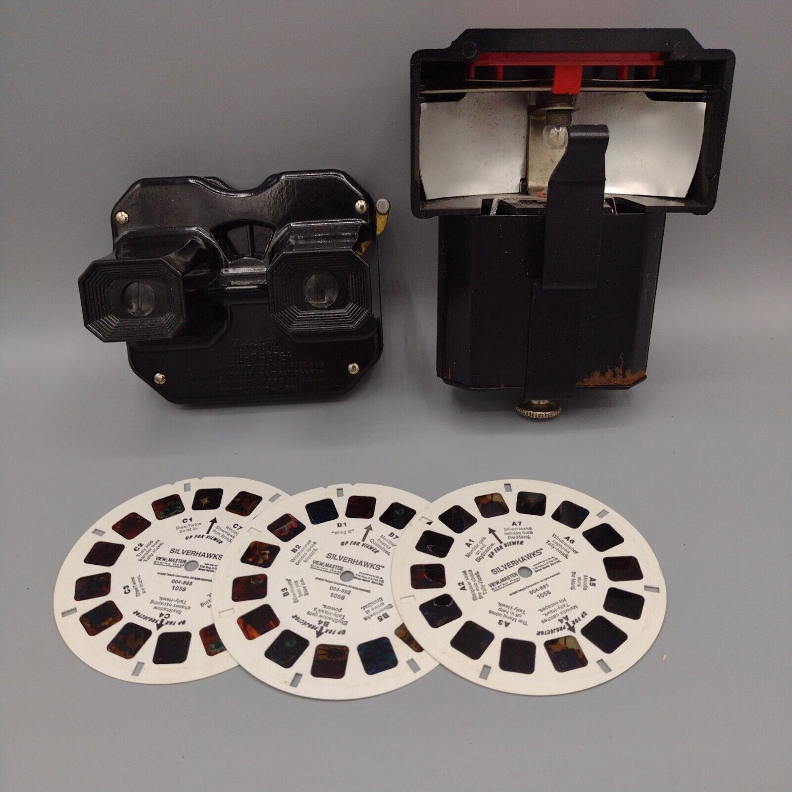 Sawyer\'s View-Master with Light Attachment, 50\'s Vintage. Tested Working. MORE