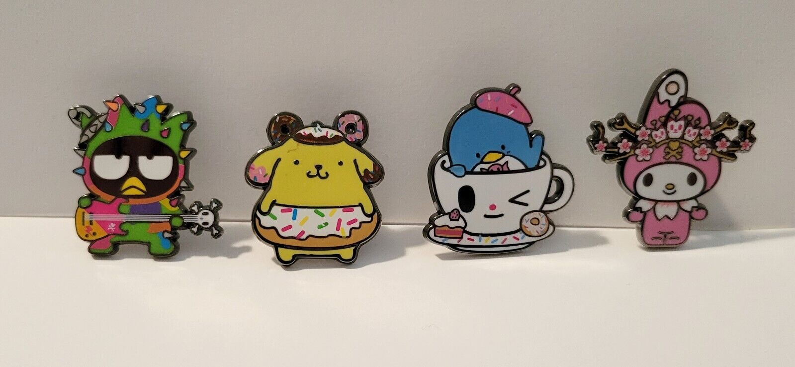 Tokidoki x Hello Kitty and Friends Enamel Pins - Lot of 4