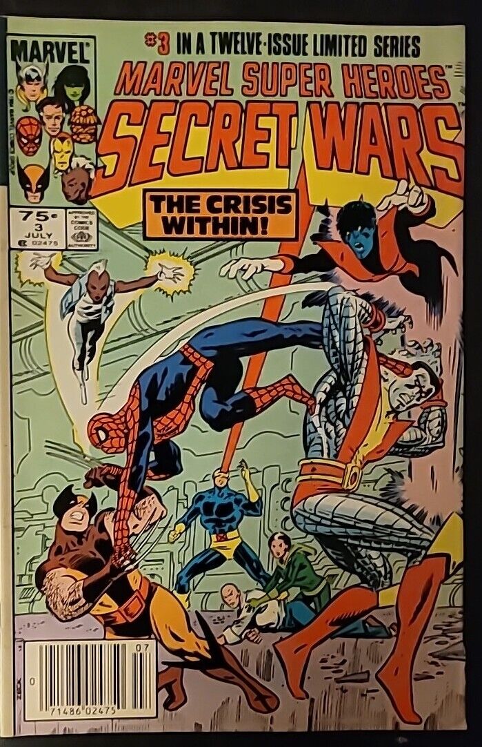 Secret Wars #3 • Marvel Comics • July 1984 • 1st App of Volcana, Titania,  Key