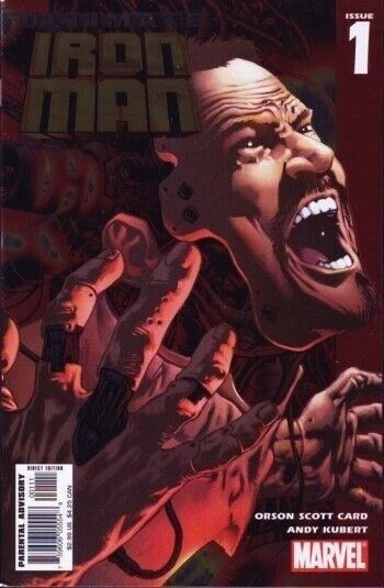 Ultimate Iron Man (2005) #1 Bryan Hitch Alternate Cover VF Stock Image