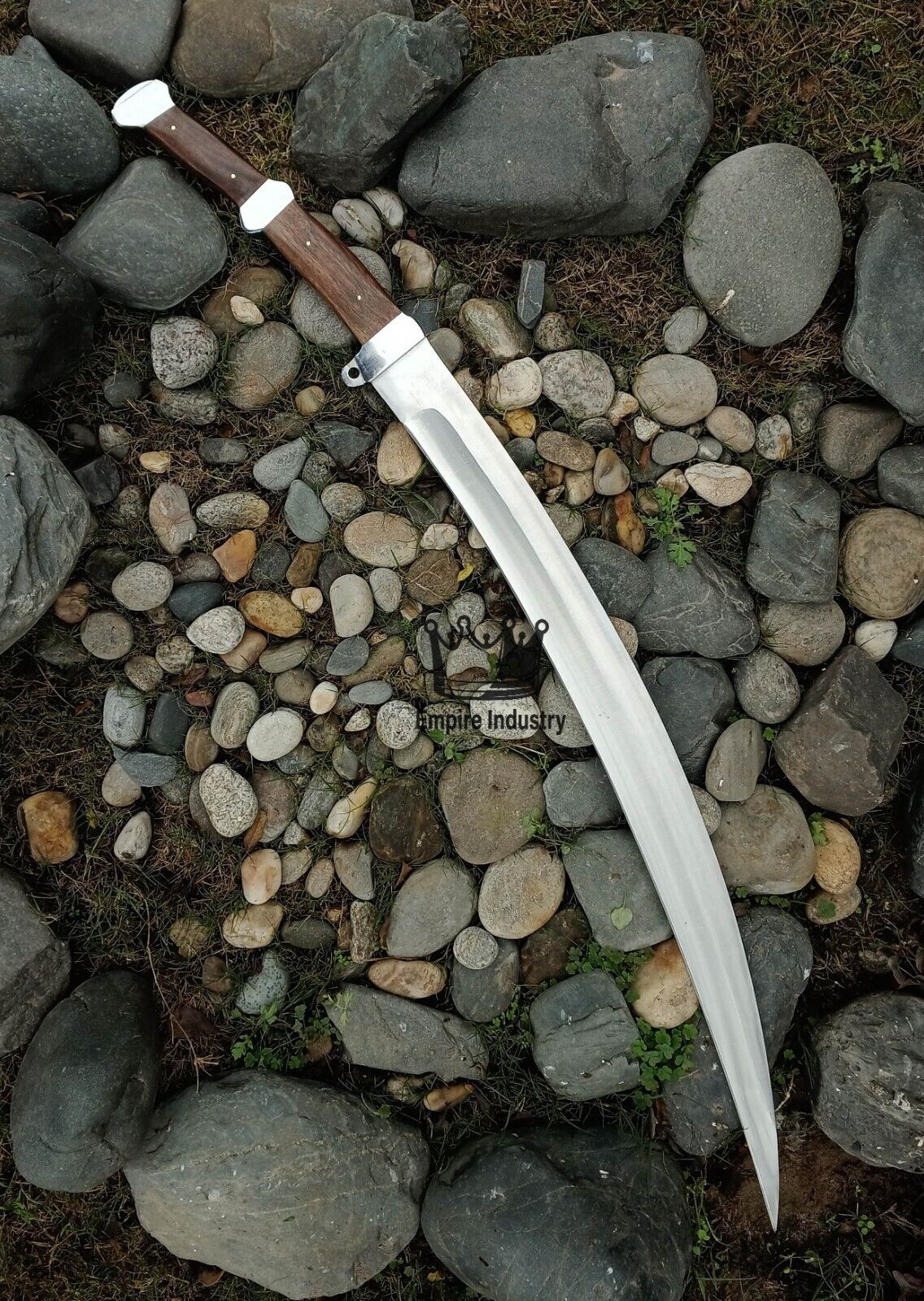 37 Inch Long Handmade High Carbon Steel FULL TANG Rhomphaia Sword Fixed Blade