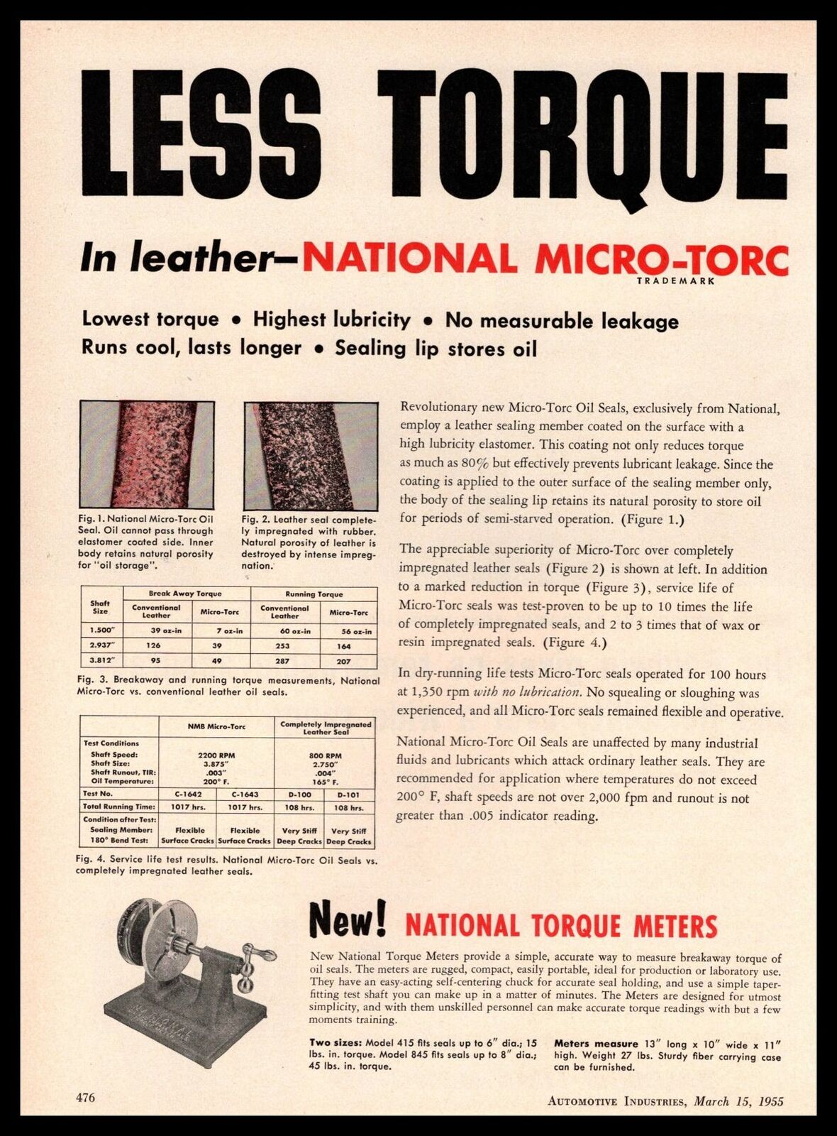 1955 National Model 415 Torque Meter \