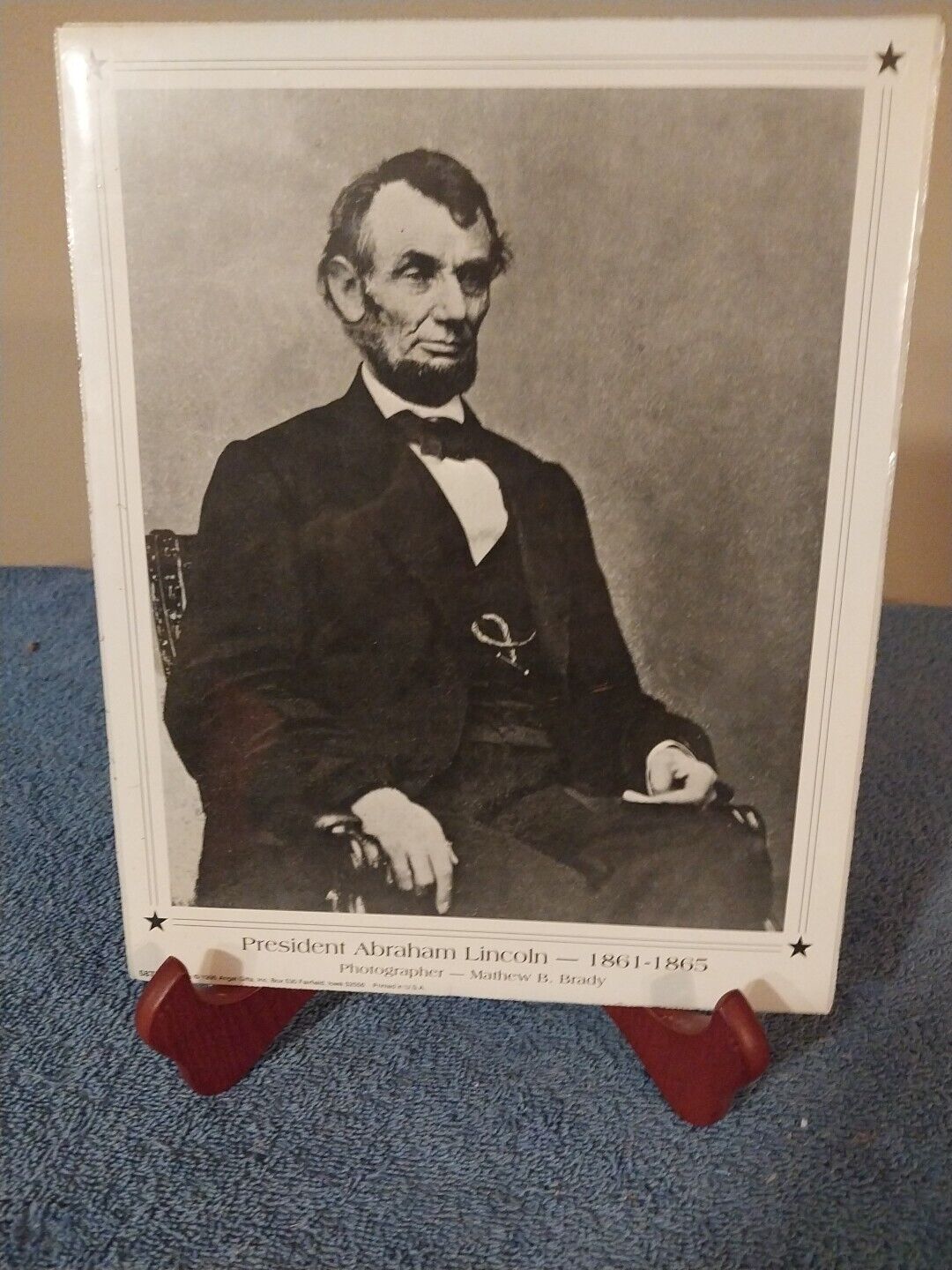 President Abraham Lincoln 1961 - 1865 Photographer  -  Mathew B. Brady