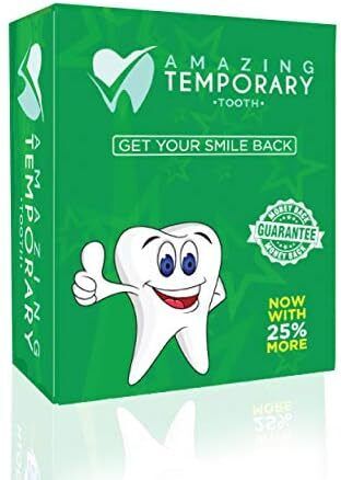 Shade) Amazing Temporary Tooth Replacement Kit, Temp Missing Teeth Repair, Avail
