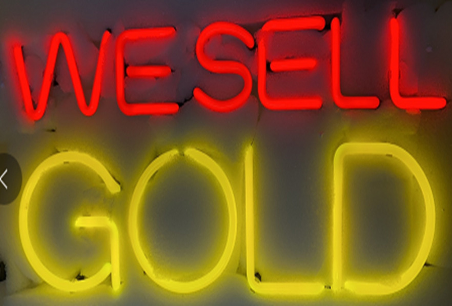 We Sell Gold Neon Light Sign 17\