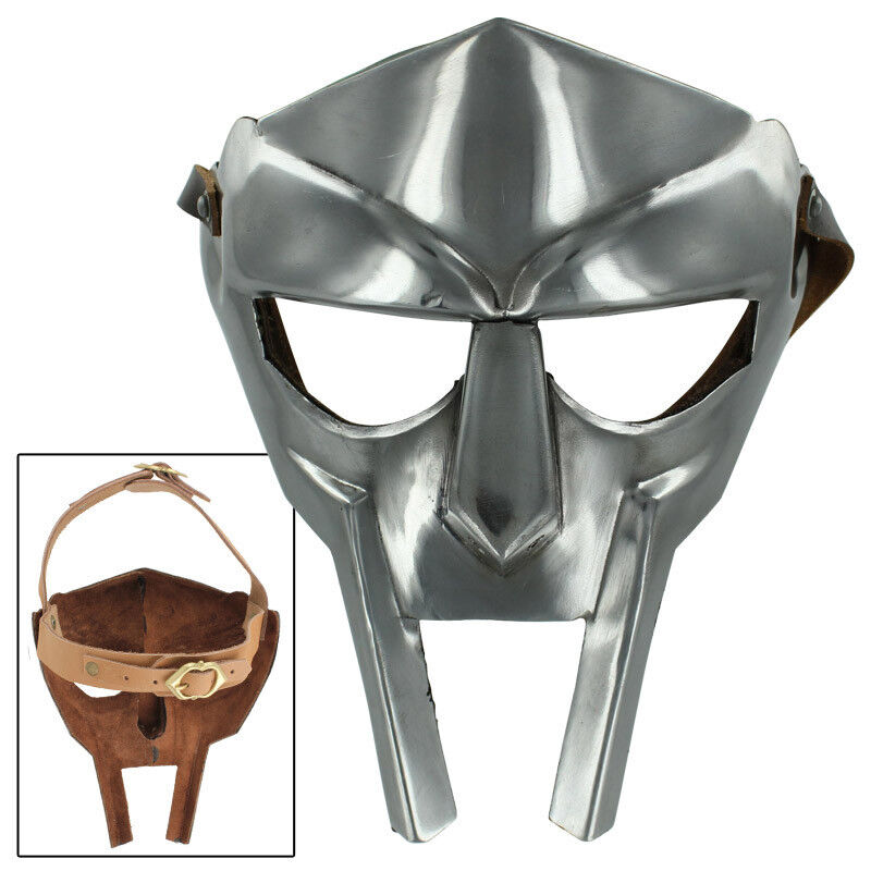 MF Doom Gladiator Mask Madvillain 18g Mild Steel Face Armor Replica Medieval 