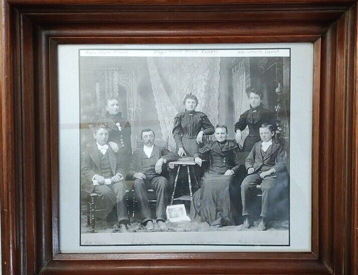 Antique Framed Family Photograph. Frame is 31\