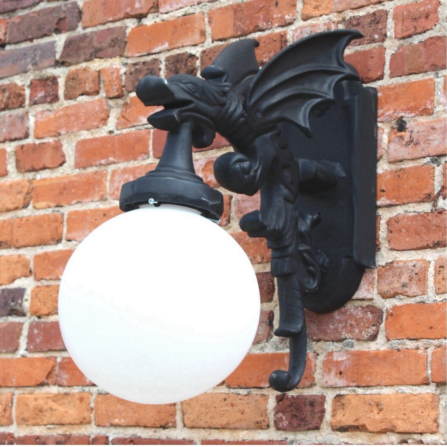 Gargoyle Dragon Wall Sconce Wings Griffin use In or Outdoor