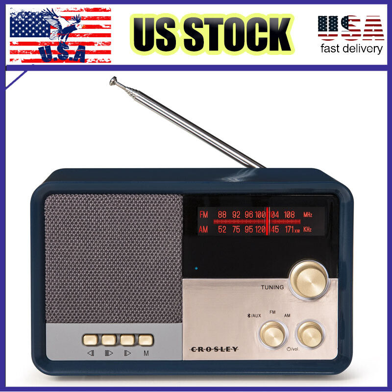 Tribute AM/FM Radio with Bluetooth Portable w/ Micro-USB Charger HOT Gift