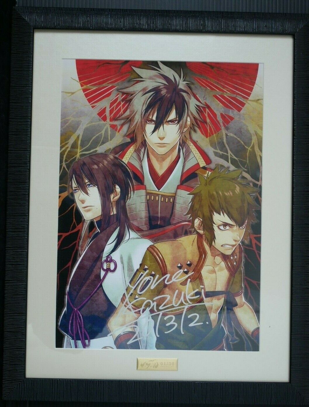 Nobunaga the Fool Mist Graph by Yone Kazuki, Damage, Signed 1/30 - JAPAN