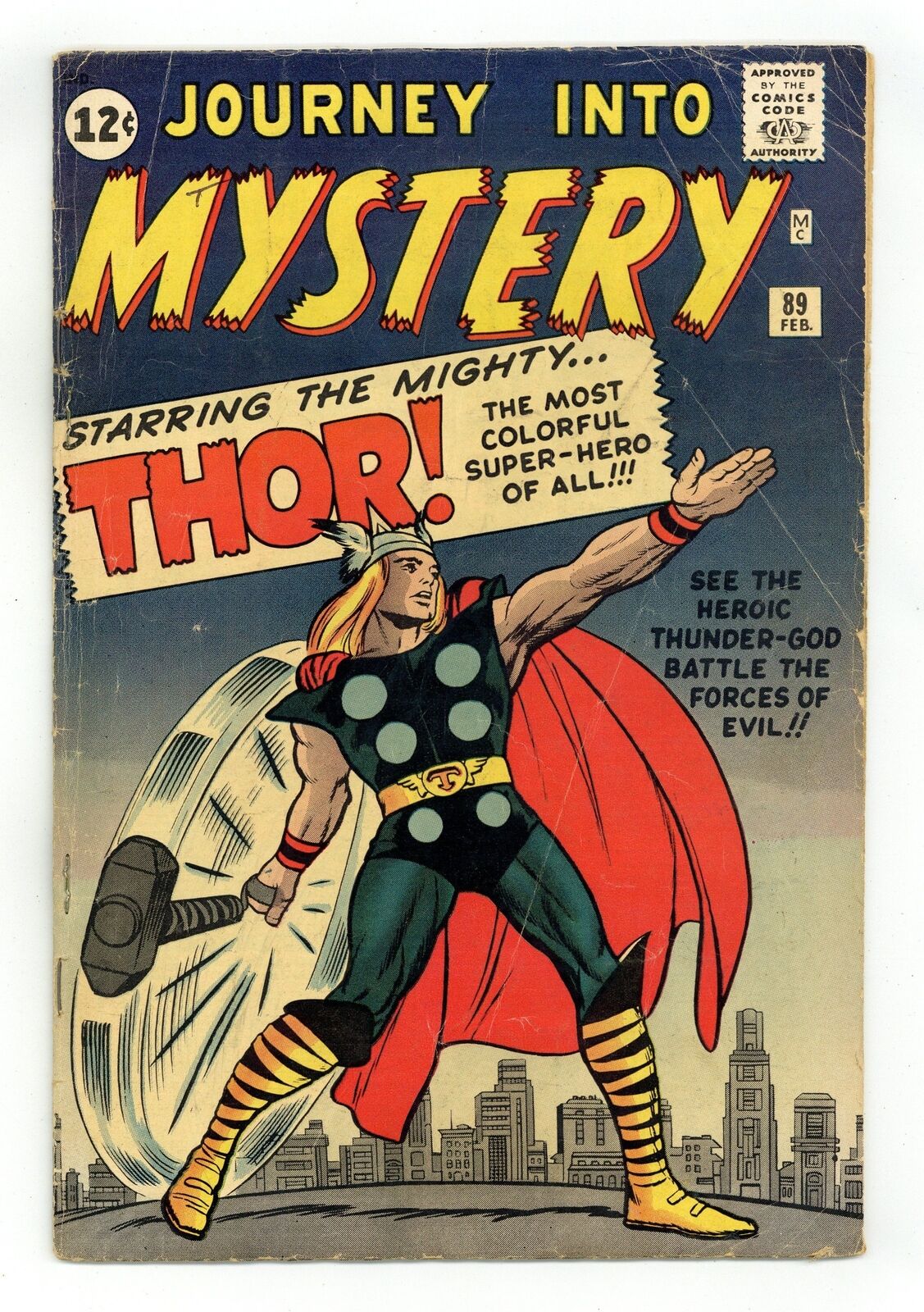 Thor Journey Into Mystery #89 GD/VG 3.0 1963
