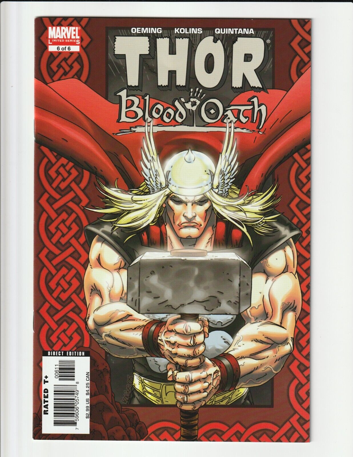 THOR BLOOD OATH #6 (2005) NM- FIRST APPEARANCE OF MIKABOSHI
