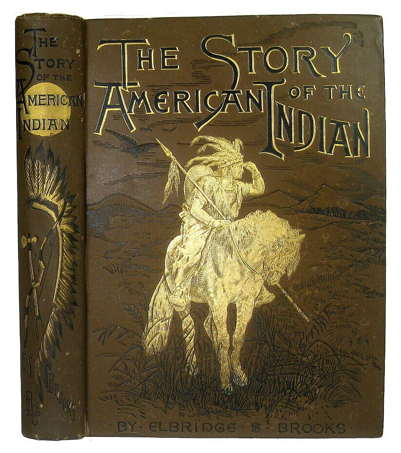 1887 AMERICAN INDIAN BOOK ANTIQUE ILLUSTRATED TRIBES MASSACRES WAR US VERY RARE