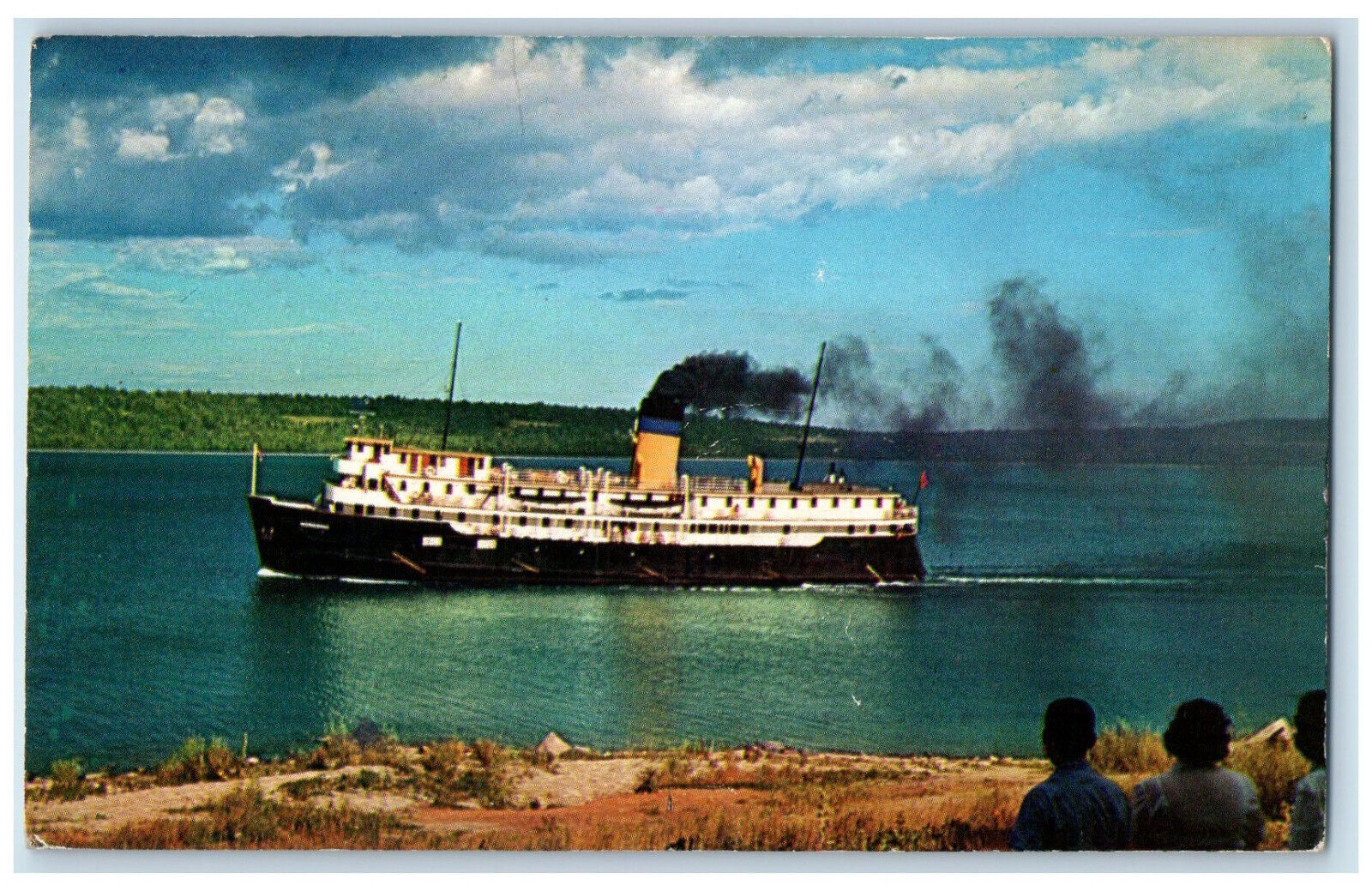 c1960's SS Norgoma, Manitoulin Island Ontario Canada Vintage Postcard
