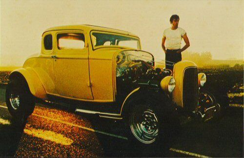 Vintage American Graffiti 1932 Ford Coupe Photo POSTER Hot Rod Gasser Custom Rat