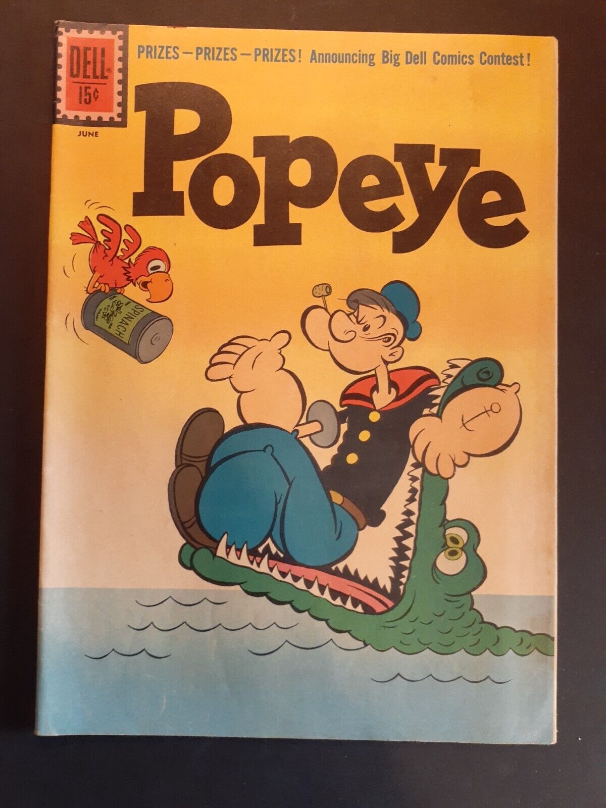 Popeye #59, by Dell Comics Scarce Early Silver Age Comic 1961 Combined Shipping