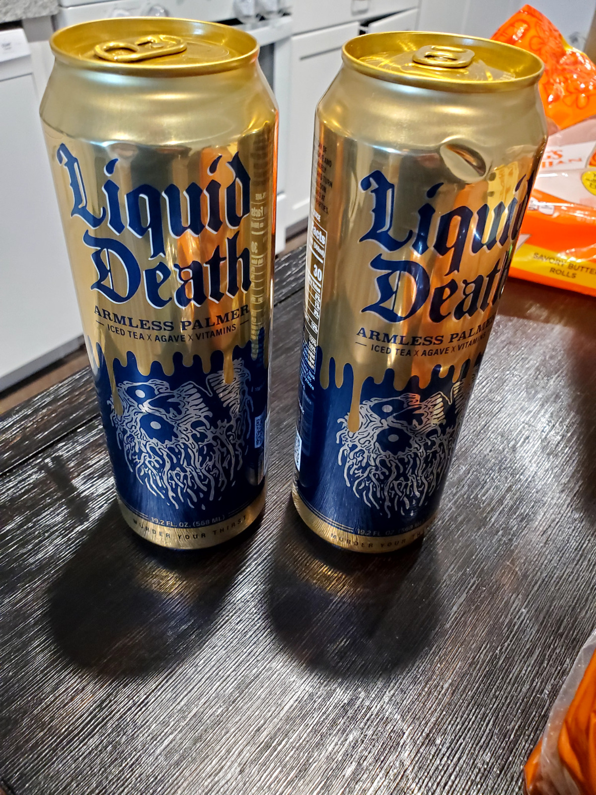 RARE Unopened Discontinued Liquid Death Armless Palmer Can small dent 