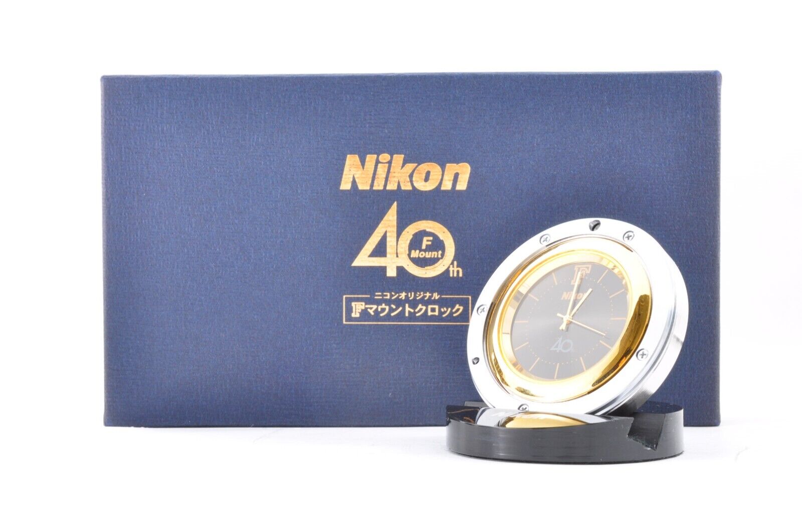 Nikon F Mount 40th Anniversary Original Desk Clock from Japan  (Rare )