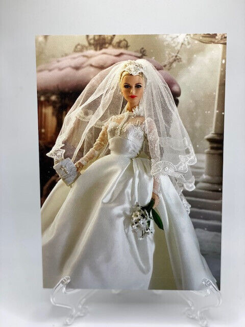 Brand New Princess Grace Kelly of Monaco Bridal Barbie Art Print/Postcard
